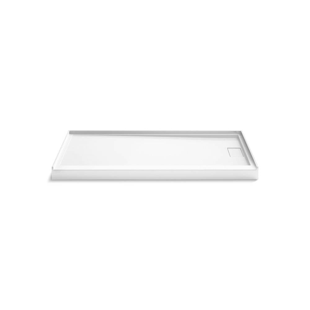 Kohler - Stoneridge 72'' X 34'' Alcove Shower Base Right Drain - Honed White
