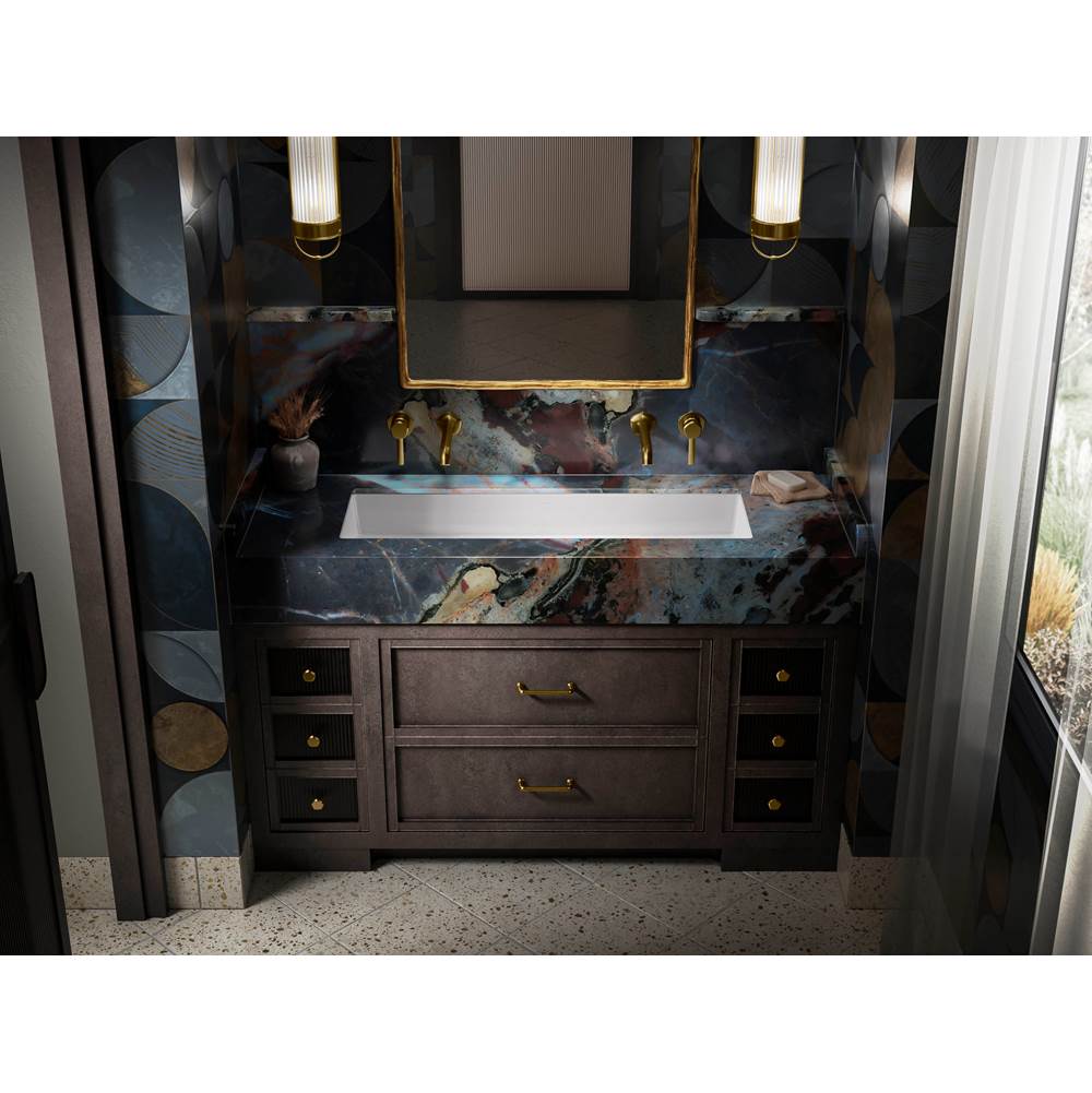 Verticyl 42-1/2'' rectangular undermount bathroom sink
