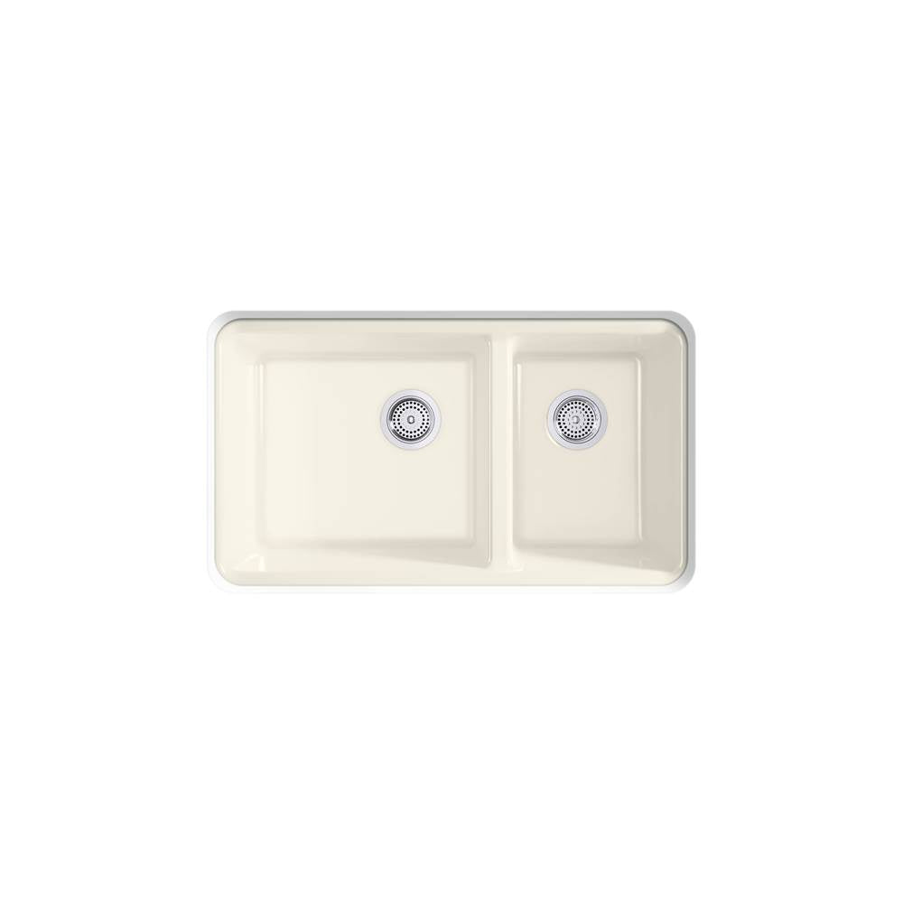 Riverby 33'' undermount double-bowl kitchen sink