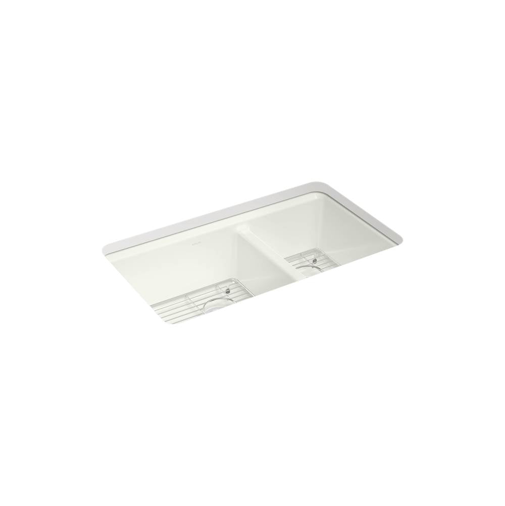 Riverby 33'' undermount double-bowl kitchen sink