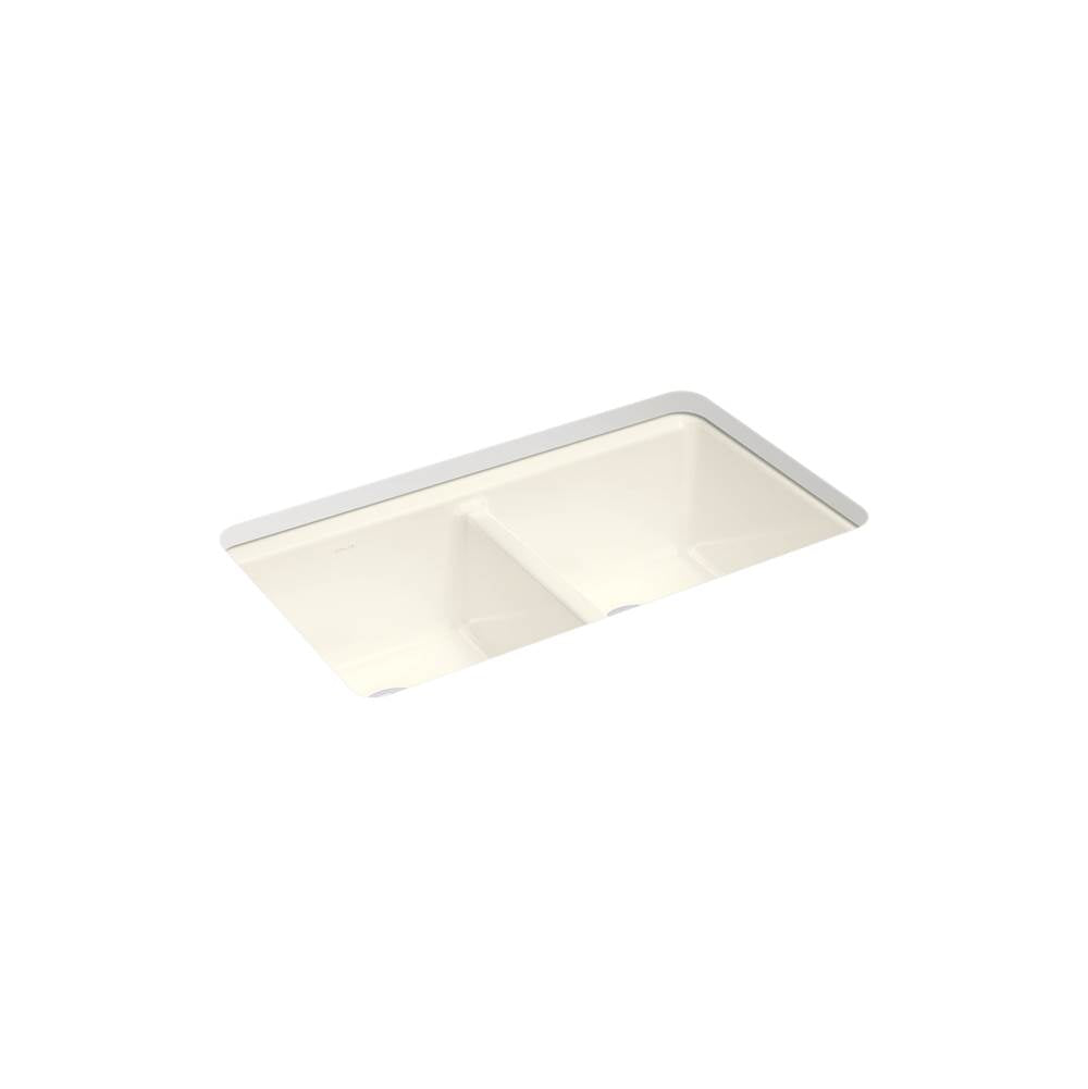Riverby 33'' undermount double-bowl workstation kitchen sink