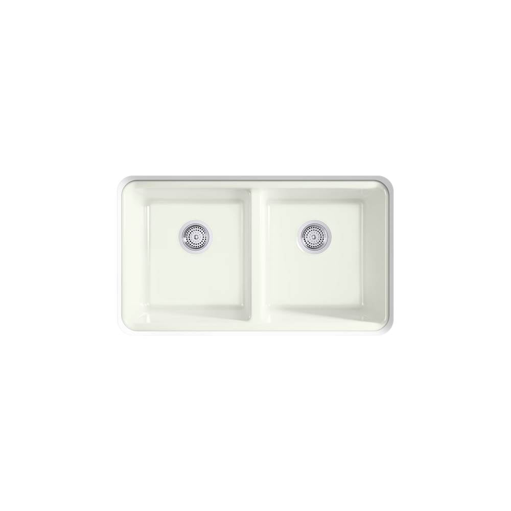 Riverby 33'' undermount double-bowl kitchen sink
