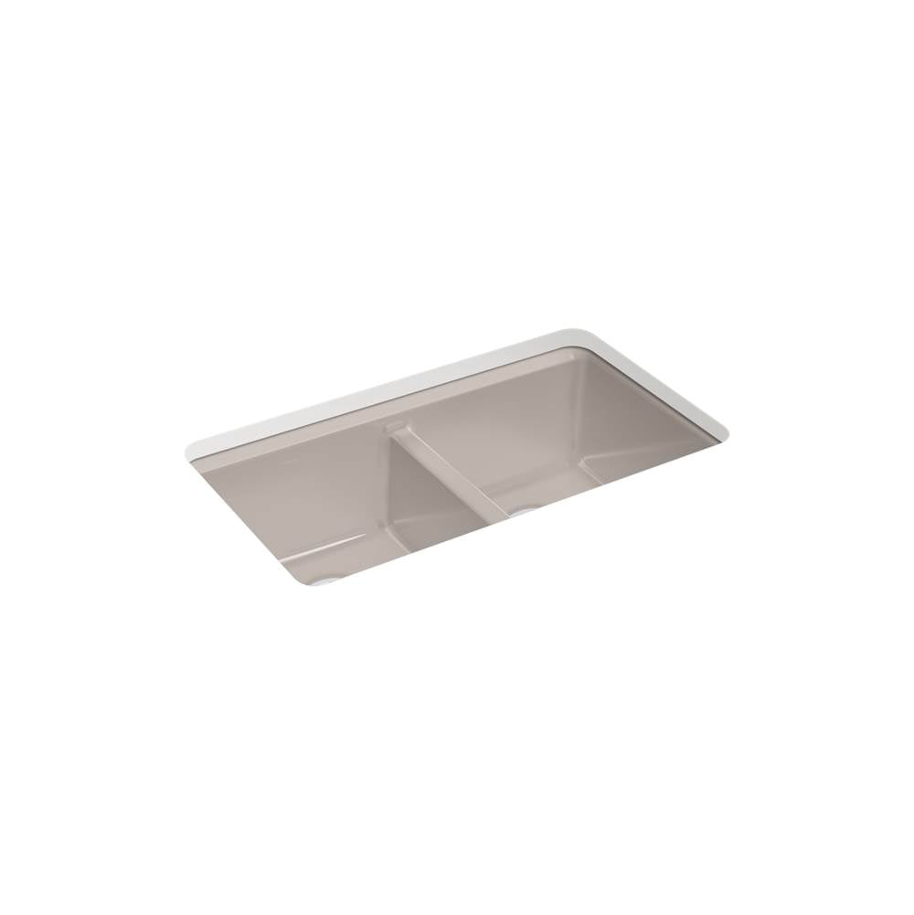 Riverby 33'' undermount double-bowl workstation kitchen sink