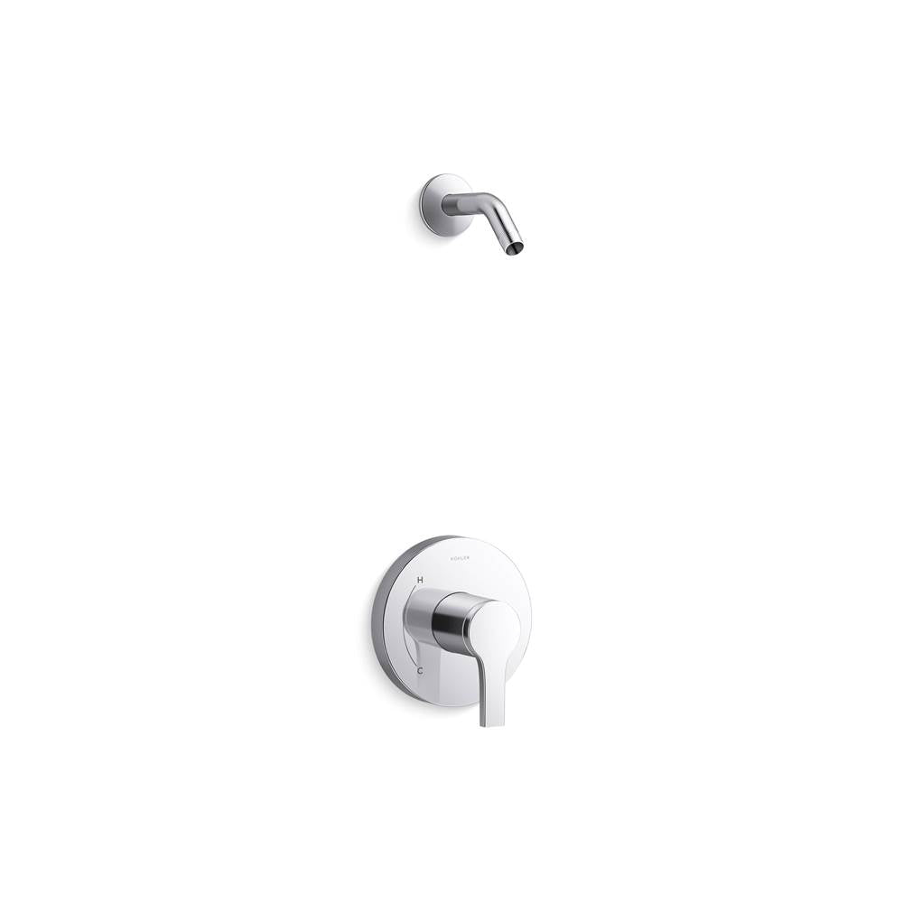 Kohler - Elate Rite-Temp Shower Trim Kit Without Showerhead - Polished Chrome