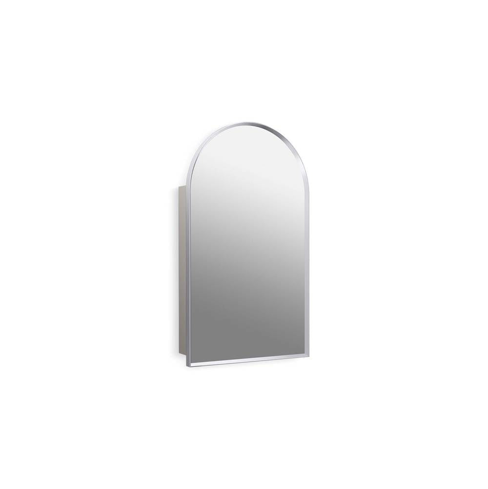 Kohler - Verdera 20'' X 34'' Arched Framed Medicine Cabinet Left-Hinged - Polished Chrome