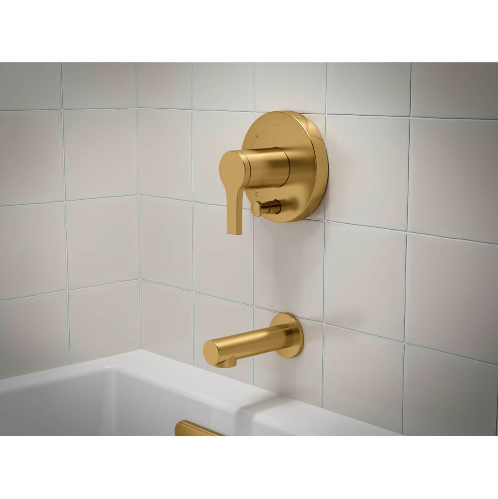 Elate Rite-Temp Bath And Shower Trim Kit With Push-Button Diverter 2.5 GPM