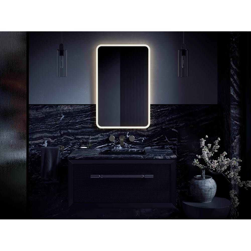 Essential Ultrabright 22 in. X 34 in. Rectangular Lighted Mirror