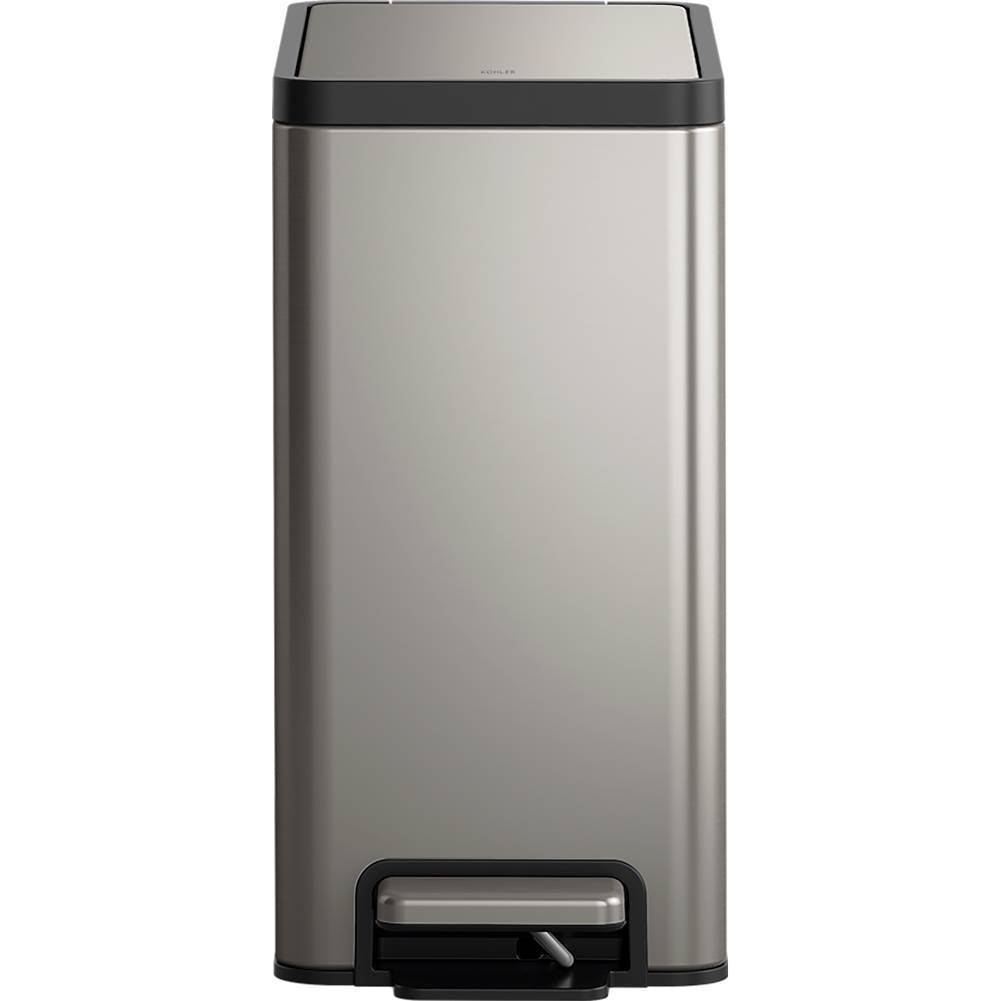 2.5-gallon slim step trash can