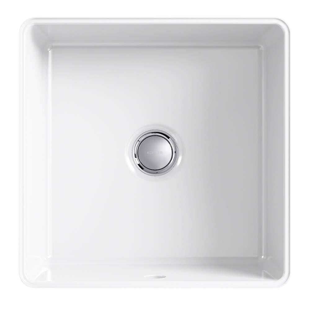 Verticyl 13'' square undermount bathroom sink