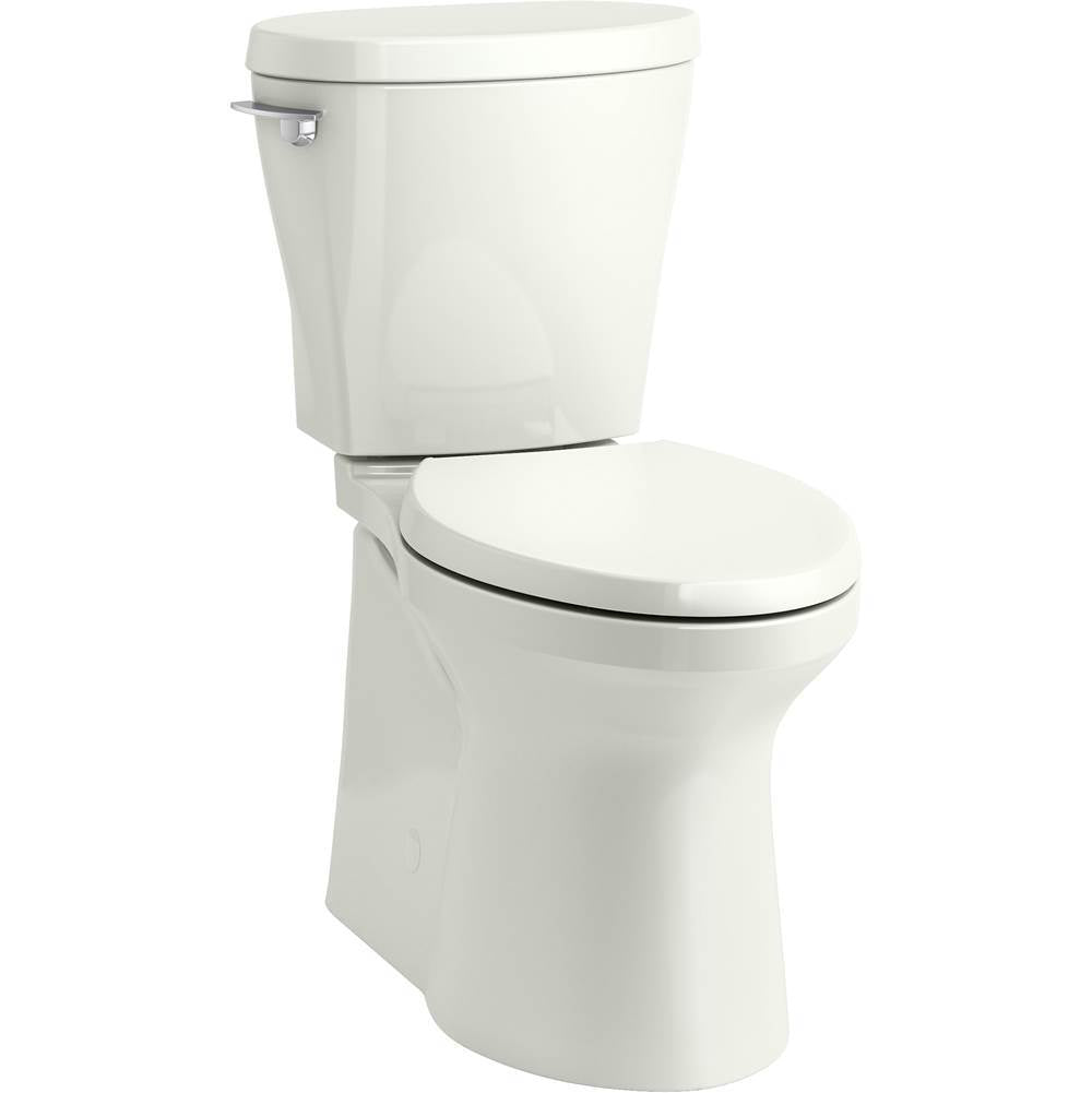 Kohler - Betello Two-piece elongated toilet with skirted trapway, 1.28 gpf - Dune