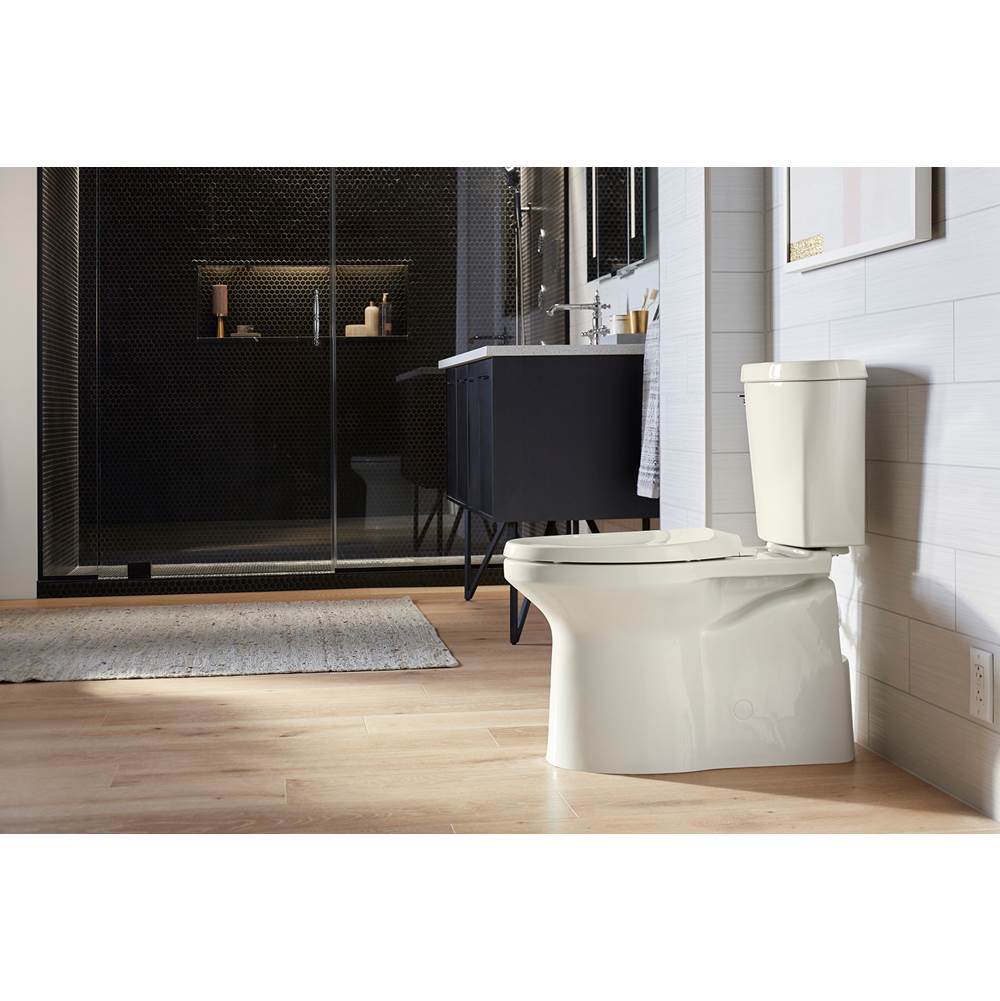 Betello ContinuousClean XT two-piece elongated toilet with skirted trapway, 1.28 gpf