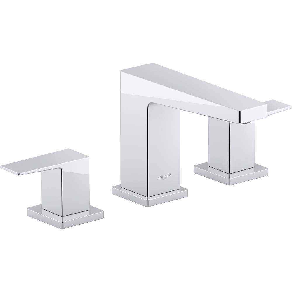 Kohler - Honesty Widespread bathroom sink faucet, 0.5 gpm - Polished Chrome