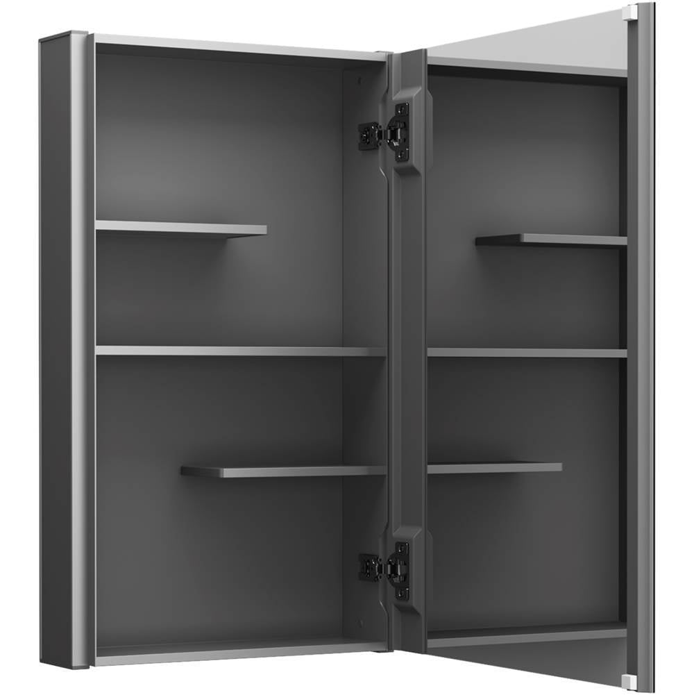 Kohler - Maxstow 15'' W x 24'' H medicine cabinet - Dark Anodized Aluminum