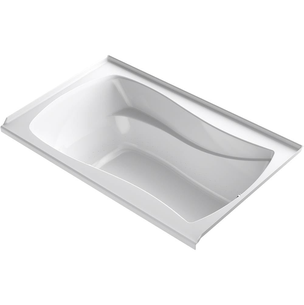 Kohler - Mariposa 60'' x 36'' alcove Heated BubbleMassageE air bath with Bask heated surface, right drain - White