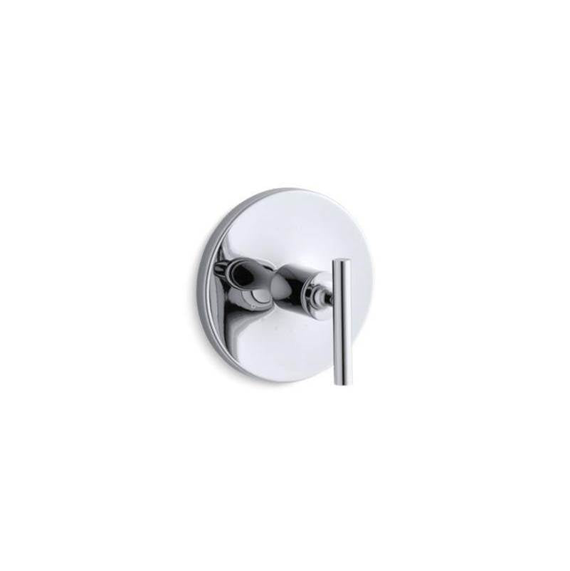 Kohler - Purist MasterShower temperature control valve trim with lever handle - Matte Black