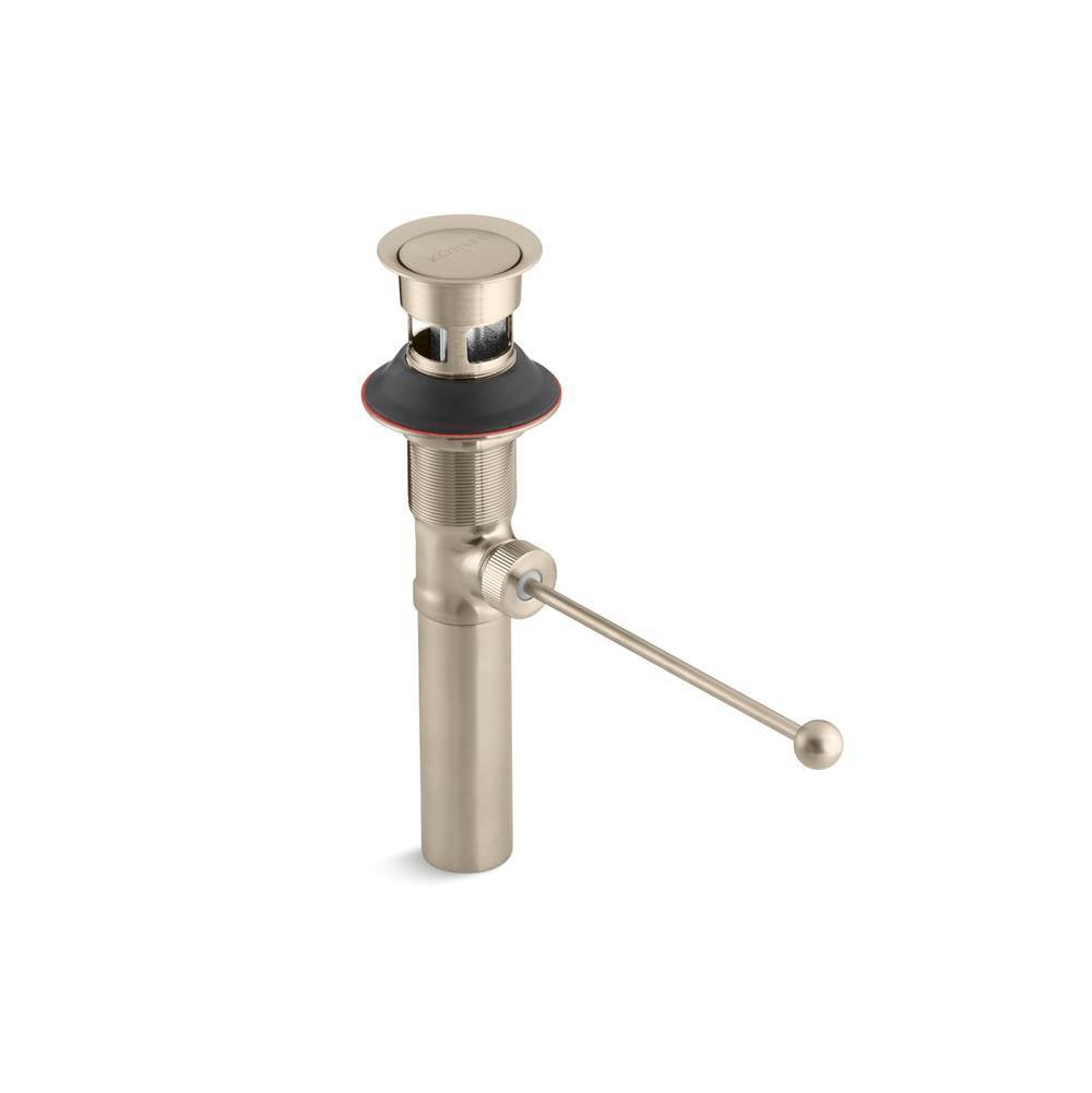 Kohler - Premier pop-up drain, exposed, with overflow - Vibrant Brushed Bronze