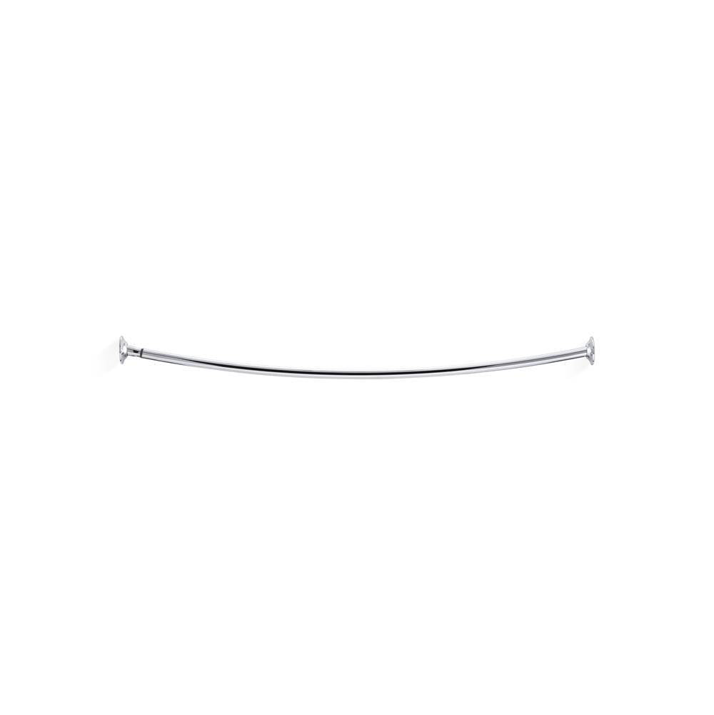 Expanse Curved shower rod - transitional design