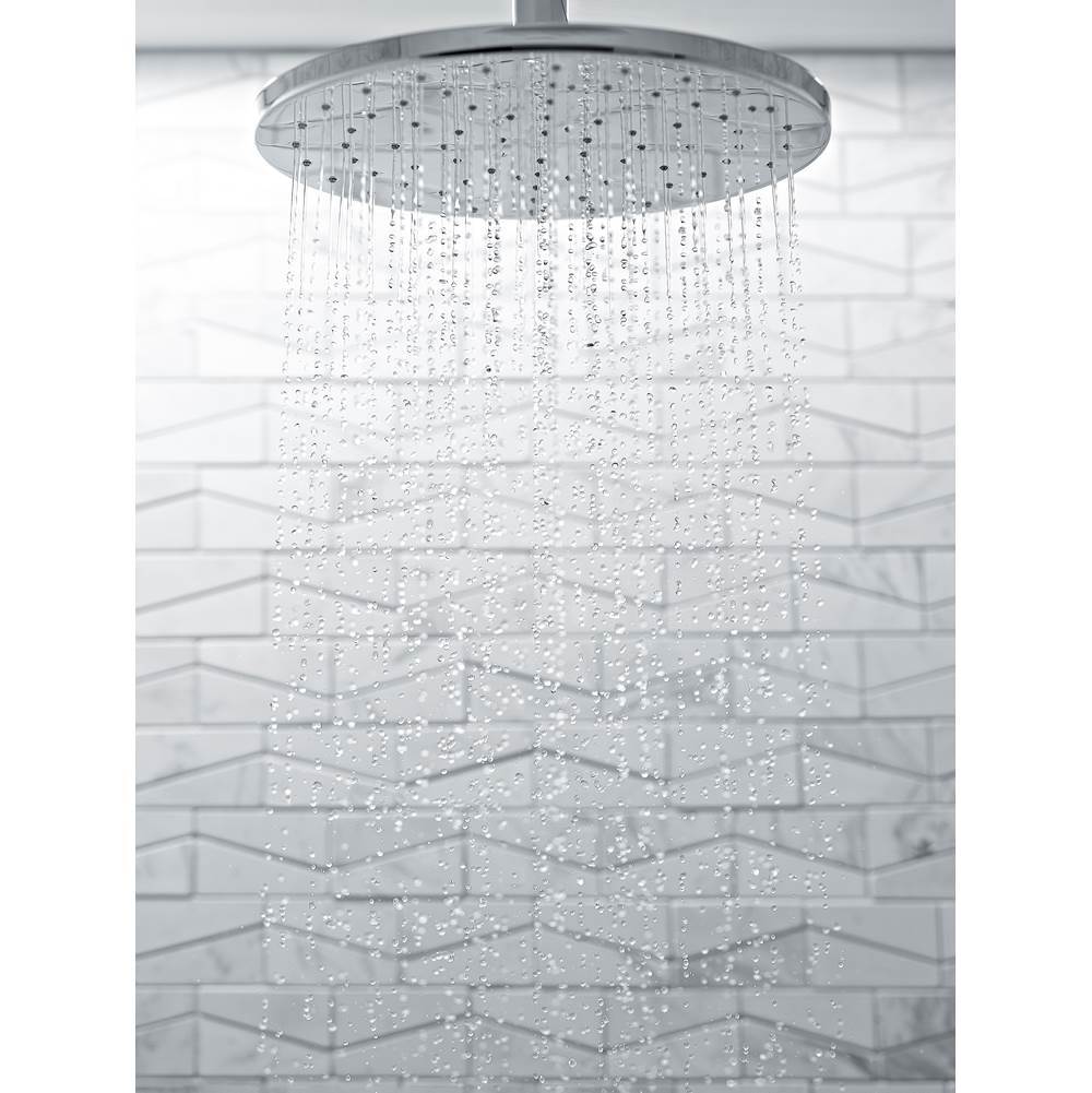 Contemporary Round 10'' single-function rainhead, 1.75 gpm