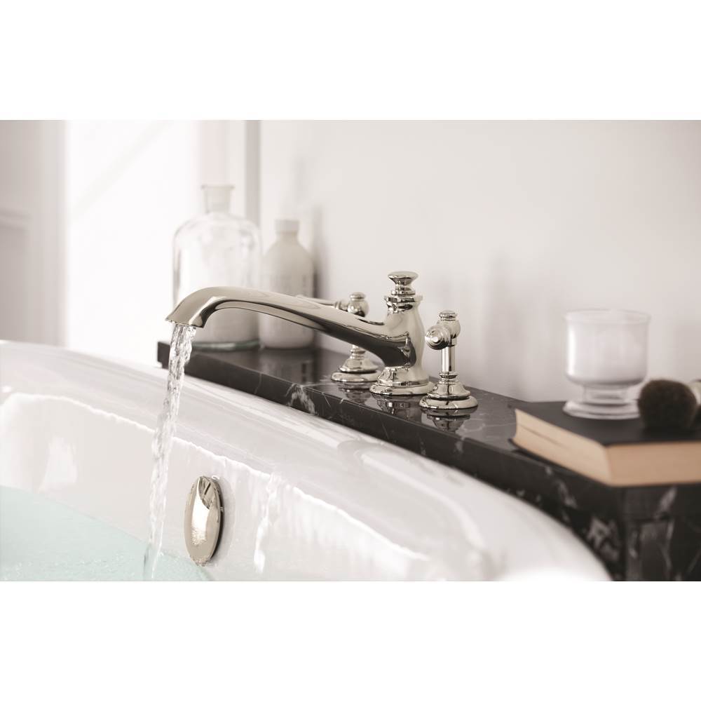 Artifacts Deck-mount bath faucet handle trim with Lever design