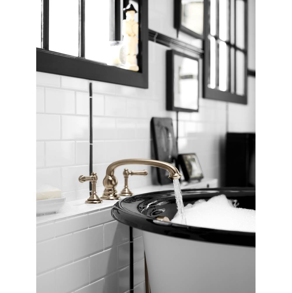 Artifacts Deck-mount bath faucet handle trim with Lever design