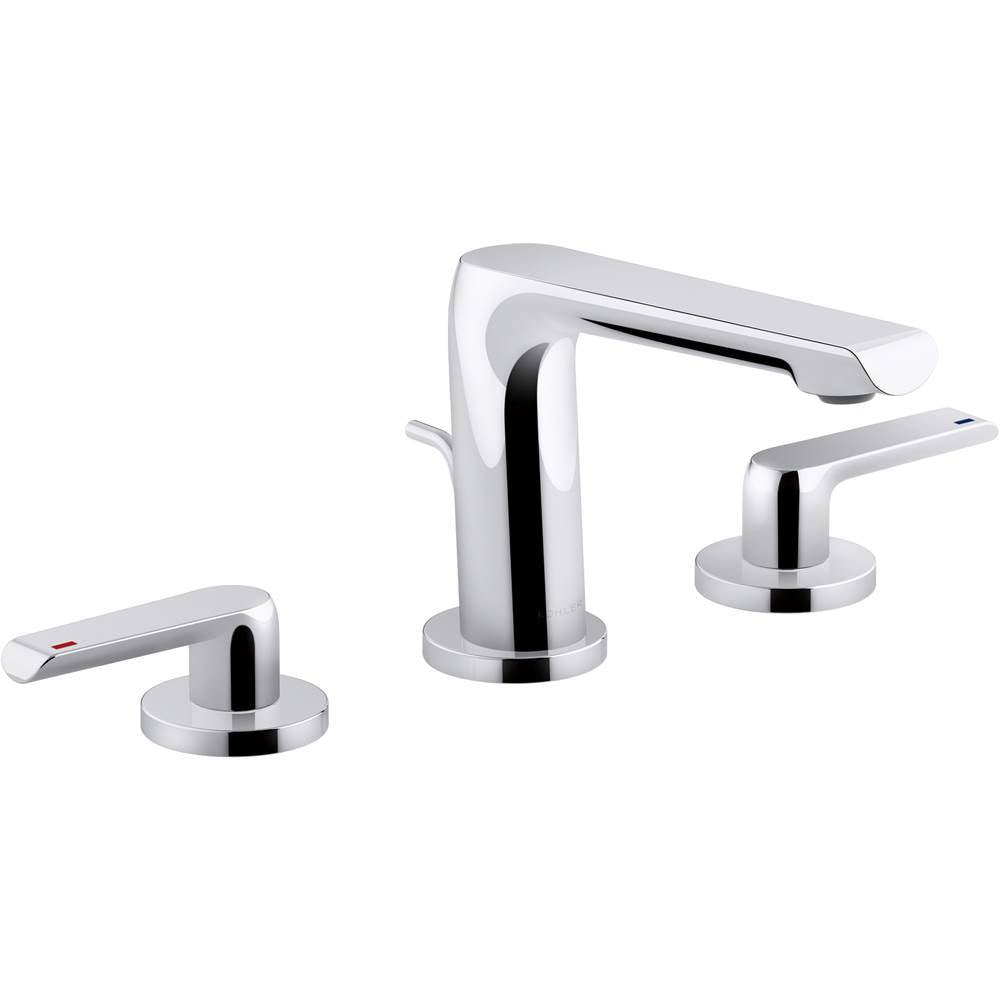 Kohler - Avid Widespread bathroom sink faucet, 1.0 gpm - Polished Chrome