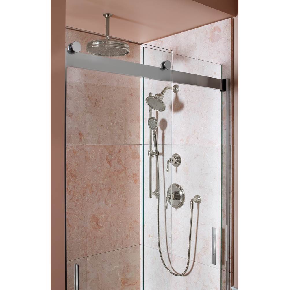 6'' ceiling-mount single-function rainhead arm and flange