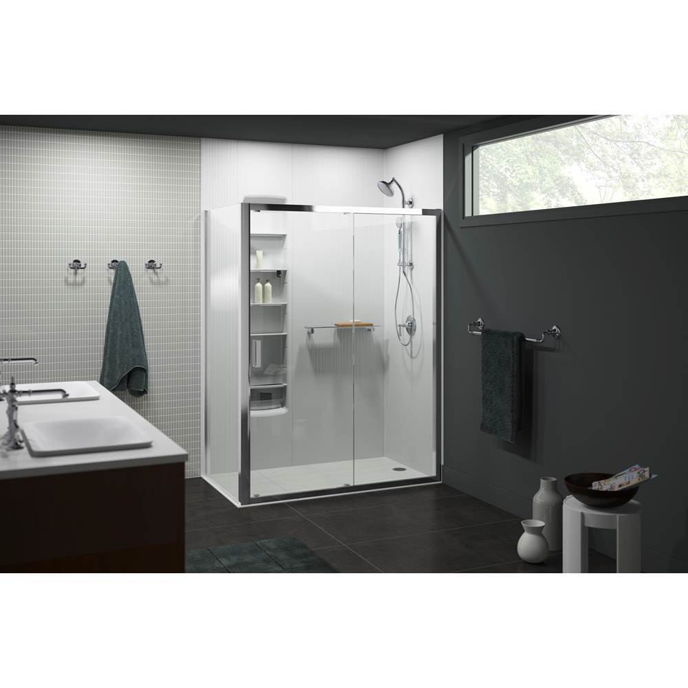 Artifacts MasterShower temperature control valve trim with lever handle
