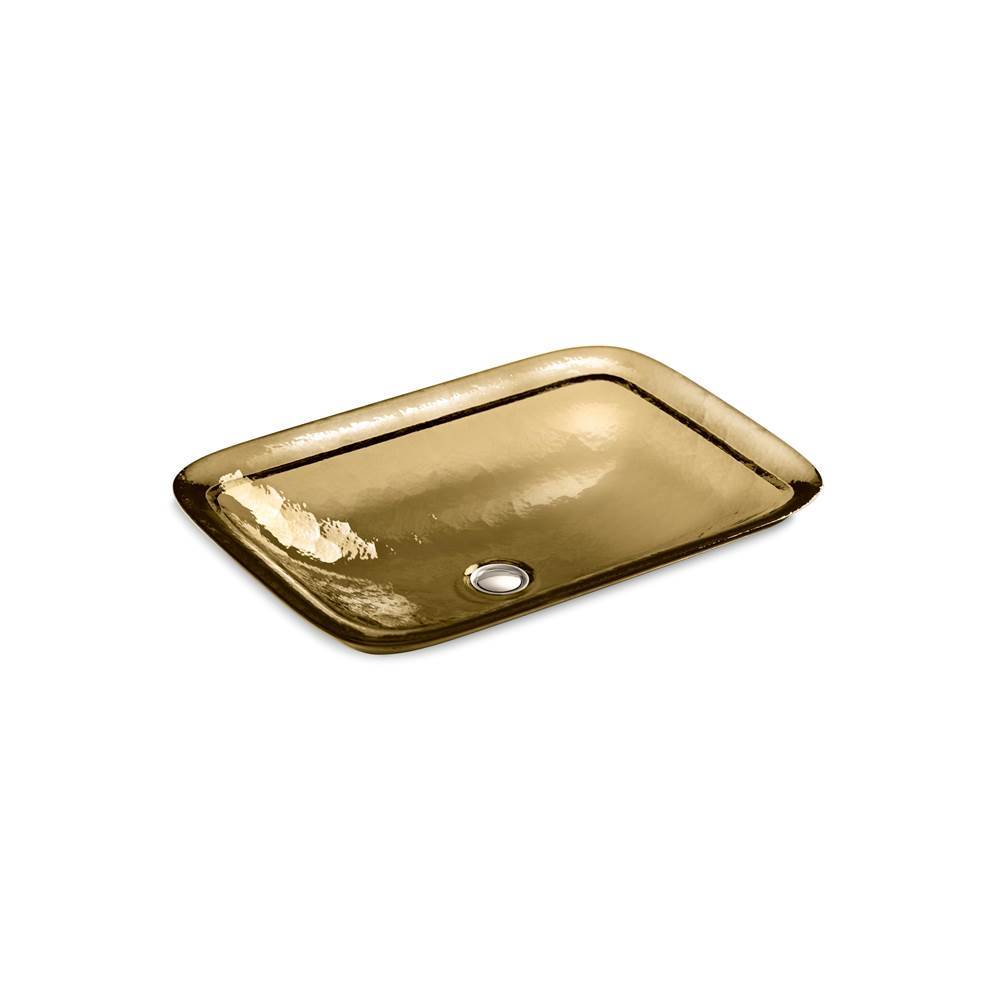 Kohler - Inia 20-3/4'' rectangular drop-in bathroom sink, no overflow - Translucent Sandalwood