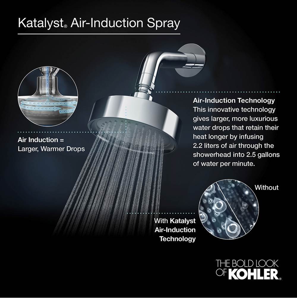 Purist Rite-Temp bath and shower trim kit with push-button diverter and cross handle, 1.75 gpm