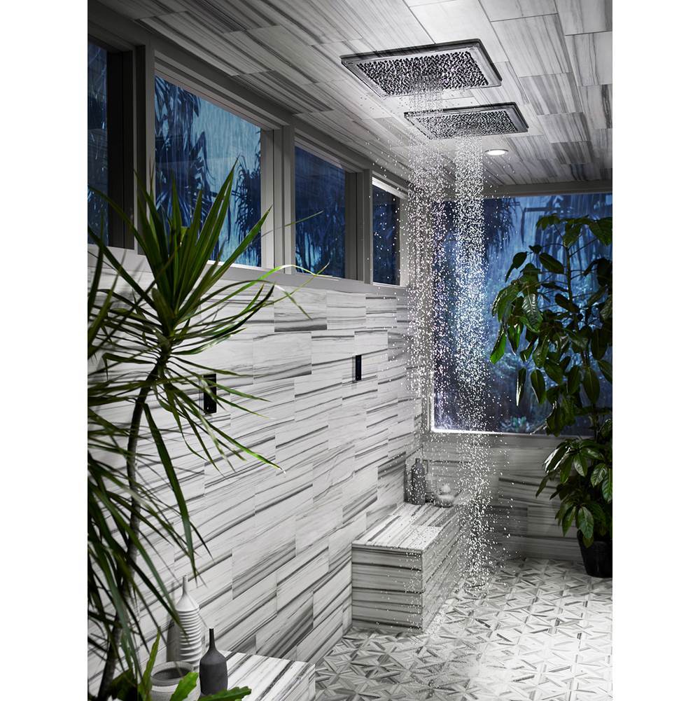 Real Rain 19'' two-function overhead shower panel, 1.75 gpm
