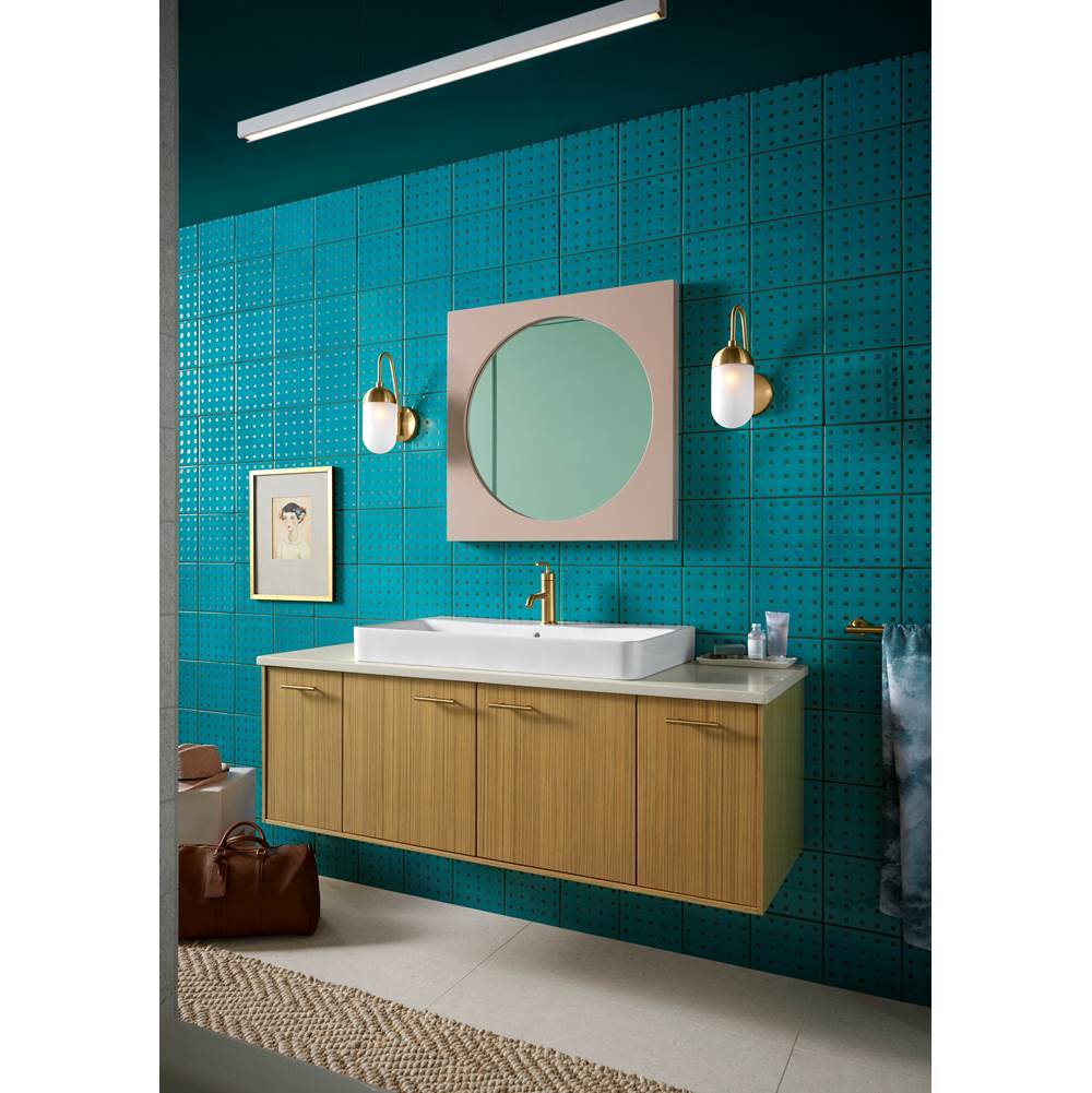 Vox 35-1/2'' rectangular vessel bathroom sink