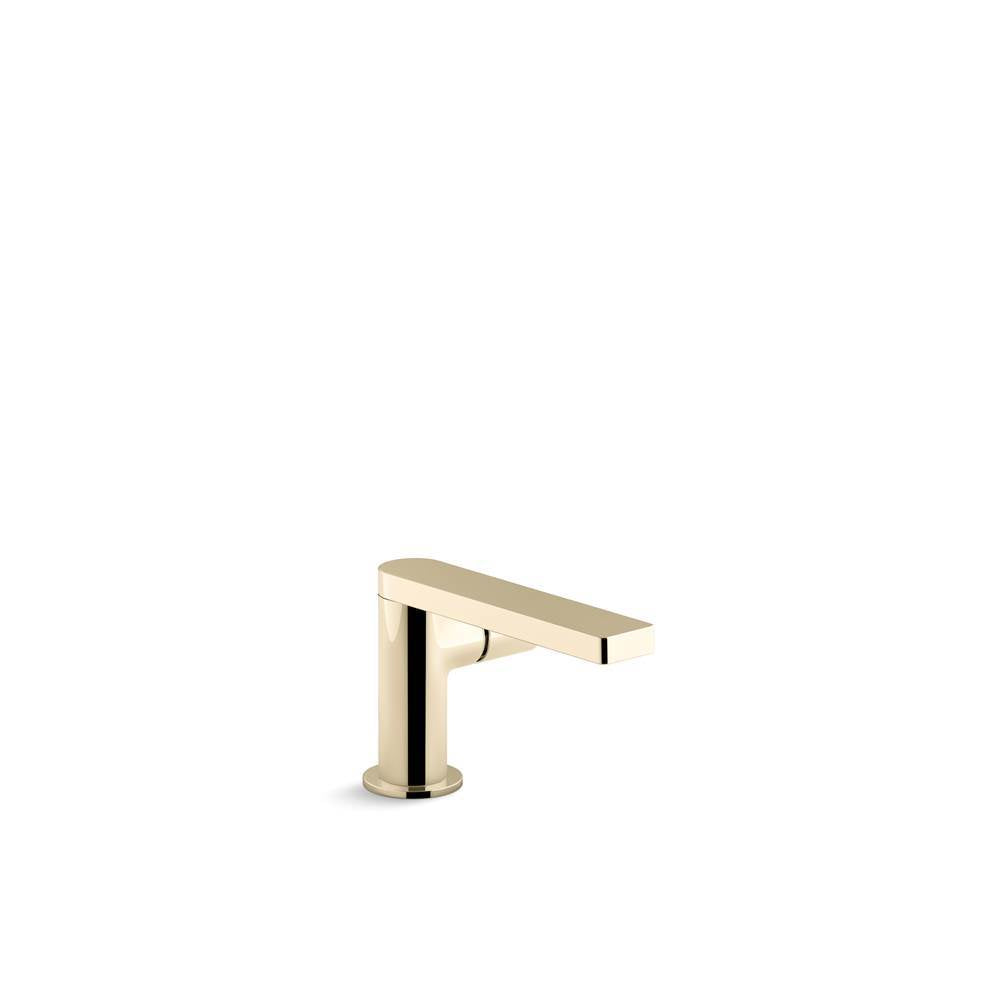 Kohler - Composed Single-handle bathroom sink faucet with Cylindrical handle, 1.2 gpm - Vibrant French Gold