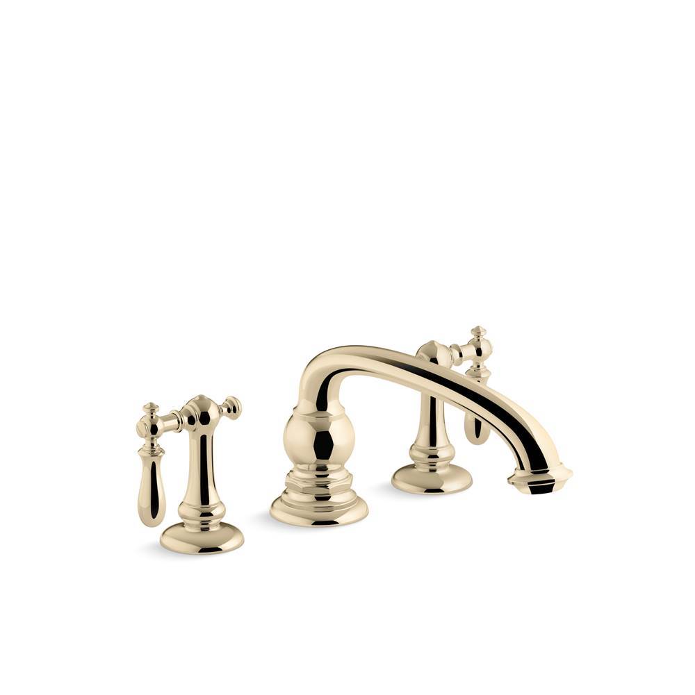 Artifacts Deck-mount bath spout with Arc design