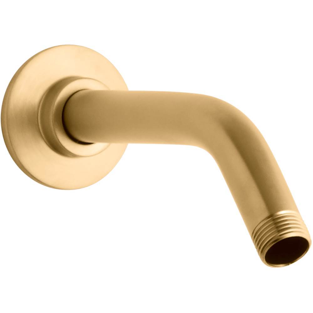 Kohler - MasterShower Shower arm and flange,7-1/2'' long - Vibrant Brushed Moderne Brass