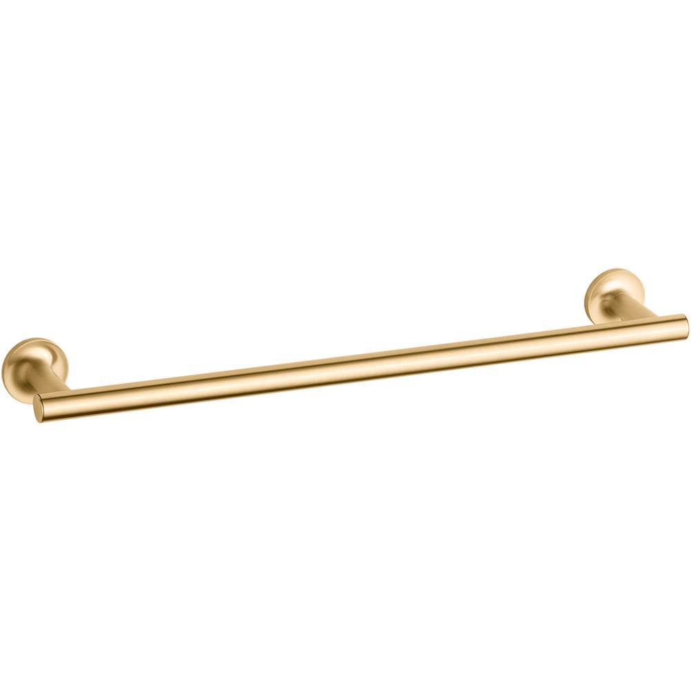 Kohler - Purist 18'' towel bar - Vibrant Brushed Moderne Brass
