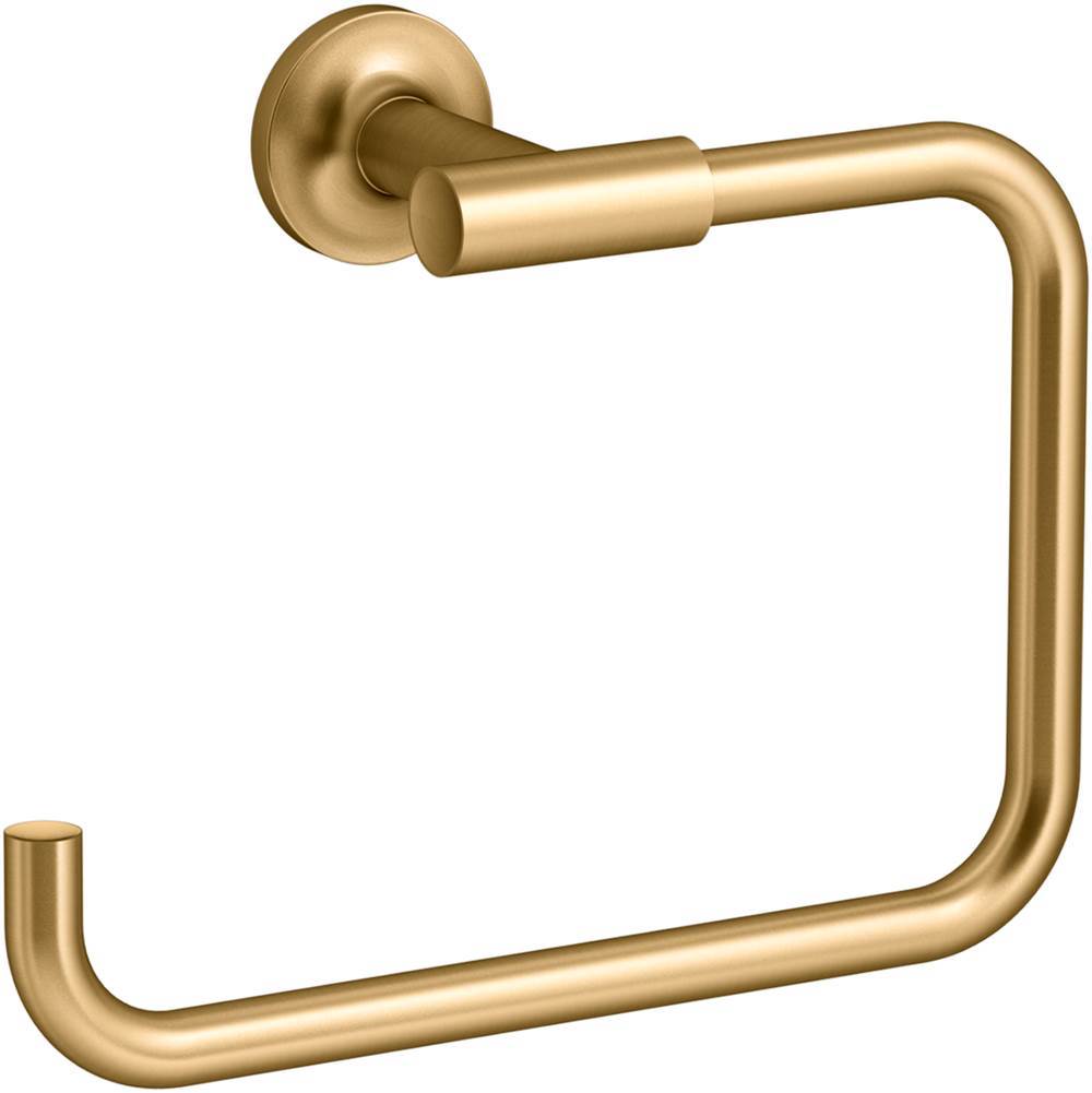 Kohler - Purist Towel ring - Vibrant Brushed Moderne Brass