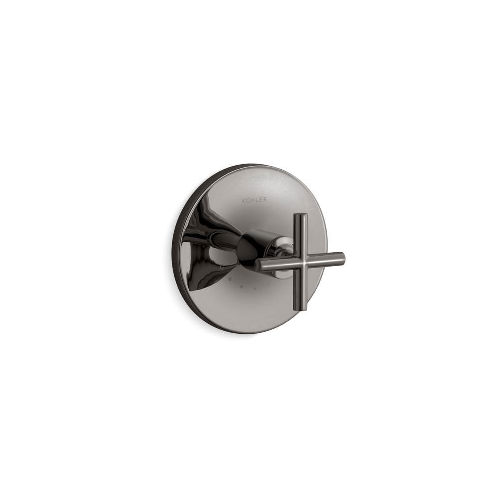 Kohler - Purist MasterShower temperature control valve trim with cross handle - Vibrant Titanium