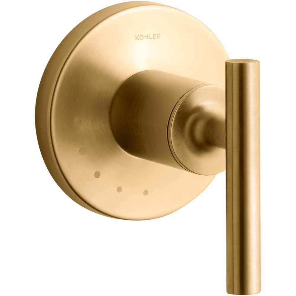 Kohler - Purist MasterShower volume control valve trim with lever handle - Vibrant Brushed Moderne Brass