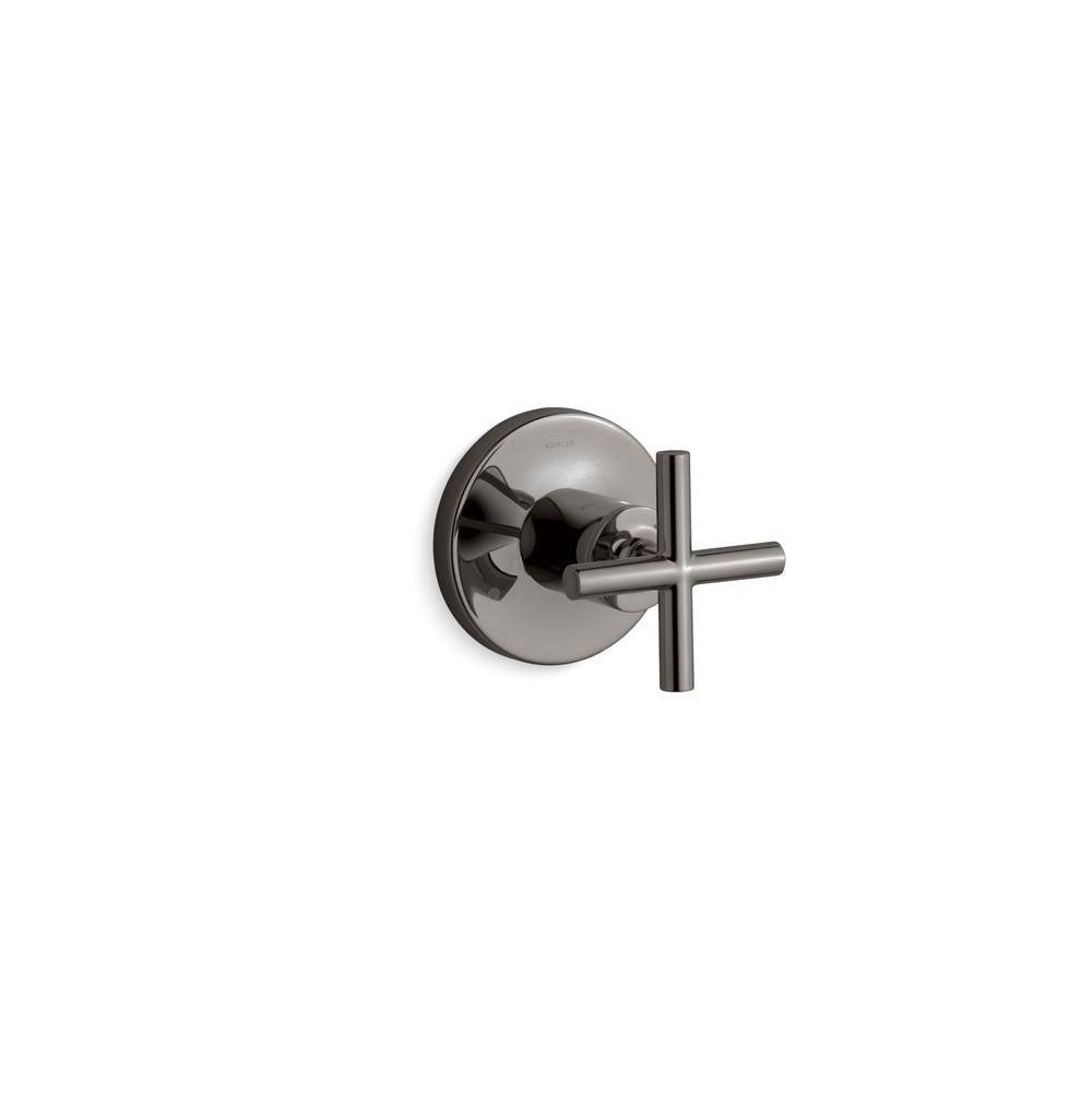 Kohler - Purist MasterShower transfer valve trim with cross handle - Vibrant Titanium