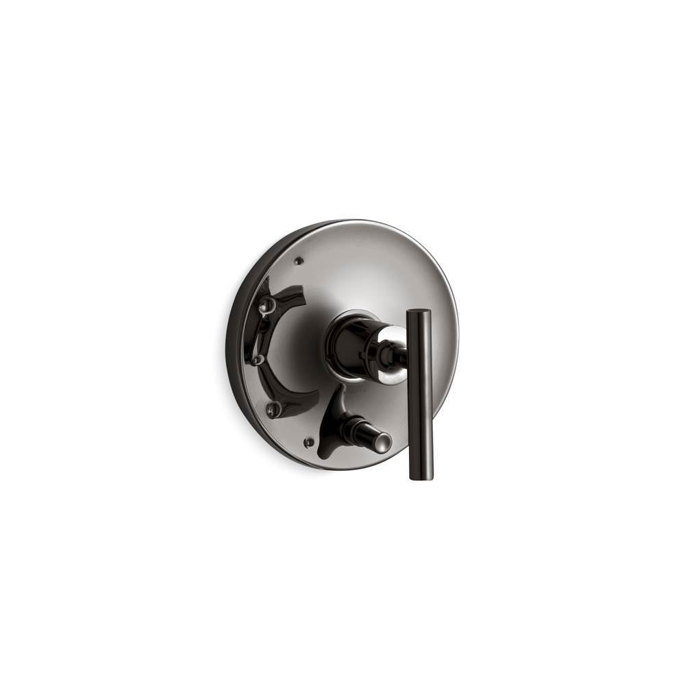 Kohler - Purist Rite-Temp valve trim with push-button diverter and lever handle - Vibrant Titanium