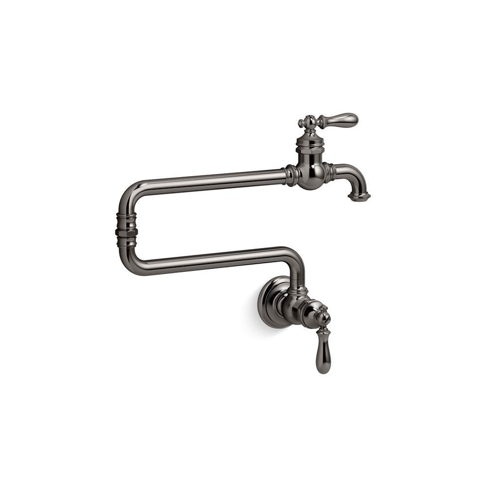 Kohler - Artifacts Wall-mount pot filler - Vibrant Titanium