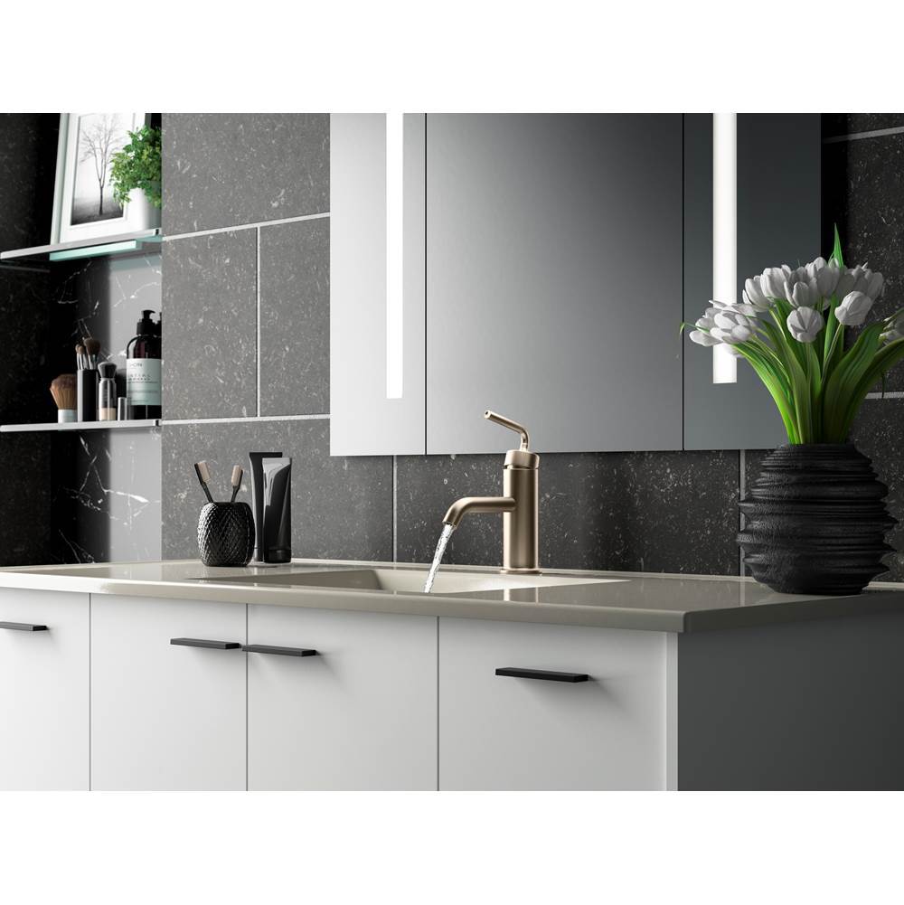 Purist Single-handle bathroom sink faucet with Straight Lever handle, 1.2 gpm
