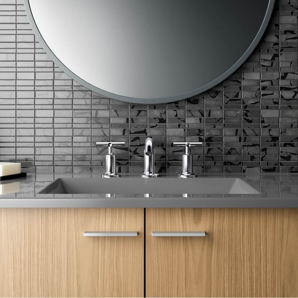Purist Widespread bathroom sink faucet with Cross handles, 1.2 gpm