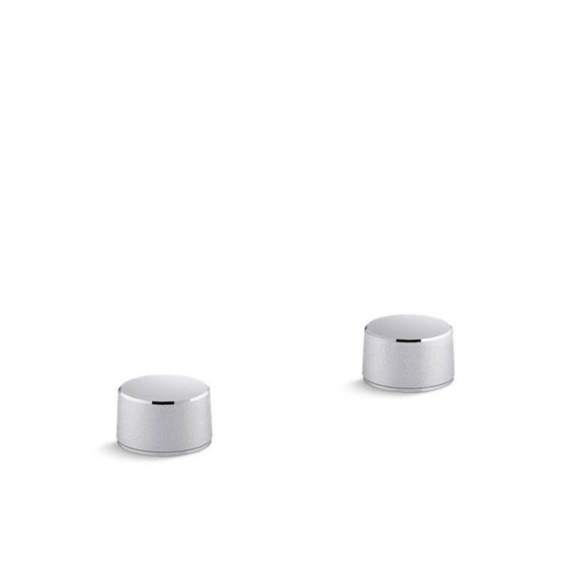Components Deck-mount bath faucet handles with Oyl design