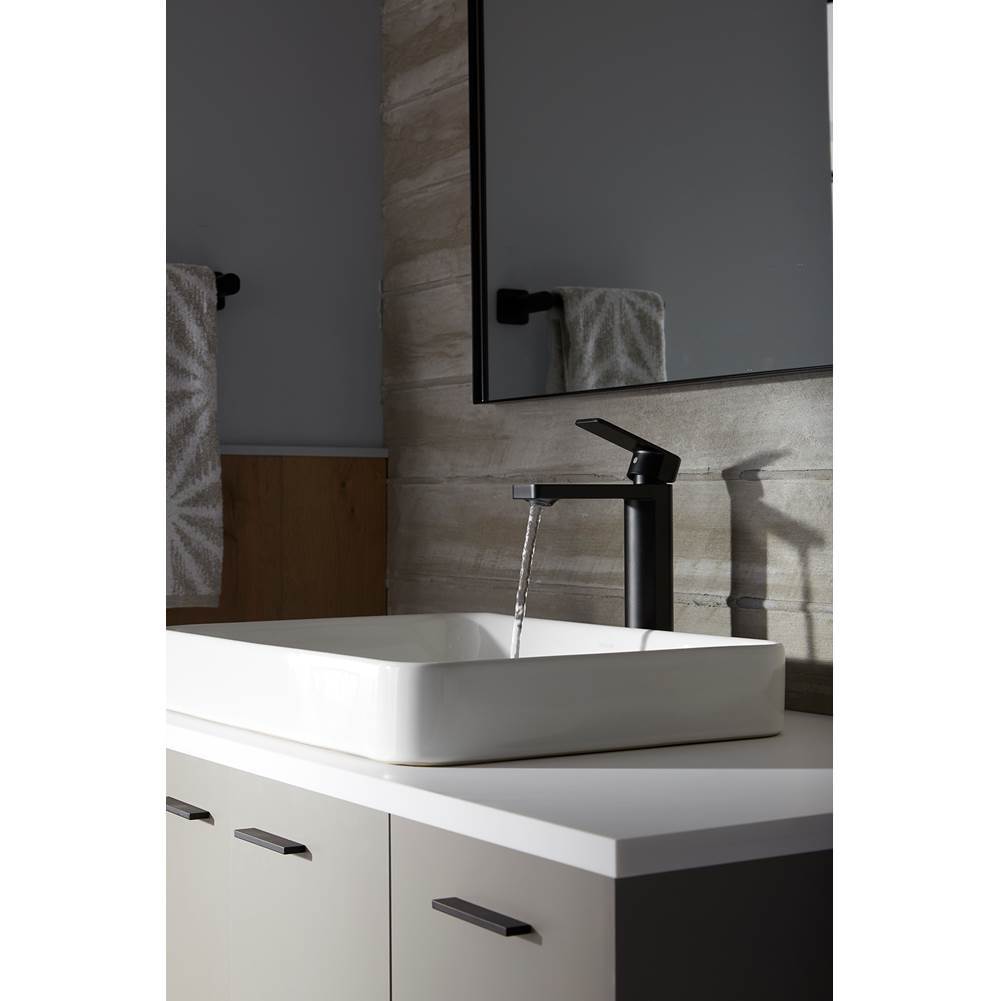 Parallel Tall single-handle bathroom sink faucet, 1.2 gpm