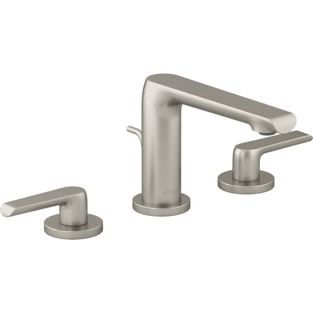 Kohler - Avid Widespread bathroom sink faucet, 1.0 gpm - Vibrant Brushed Nickel