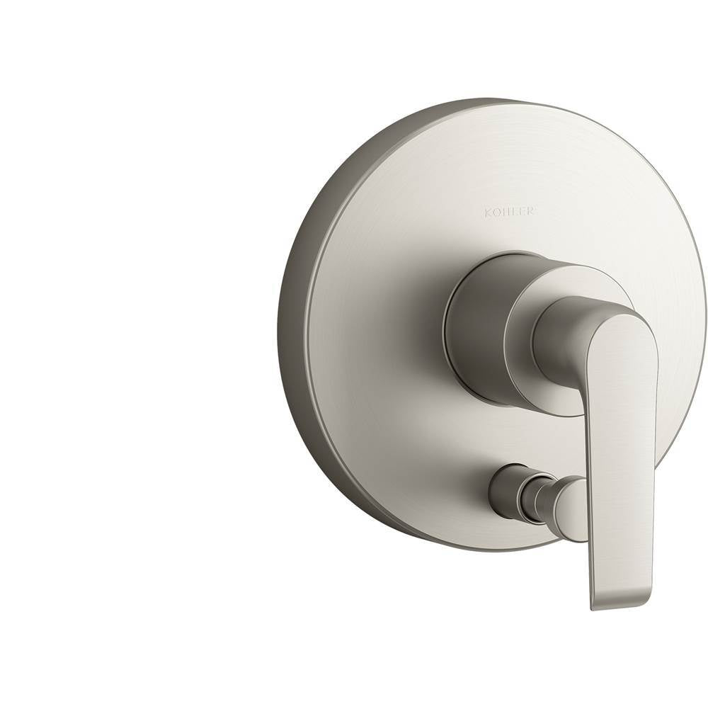 Kohler - Avid Rite-Temp valve trim with push-button diverter - Vibrant Brushed Nickel
