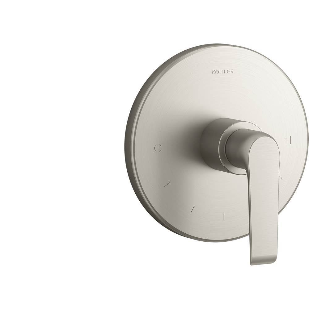 Kohler - Avid MasterShower temperature control valve trim - Vibrant Brushed Nickel