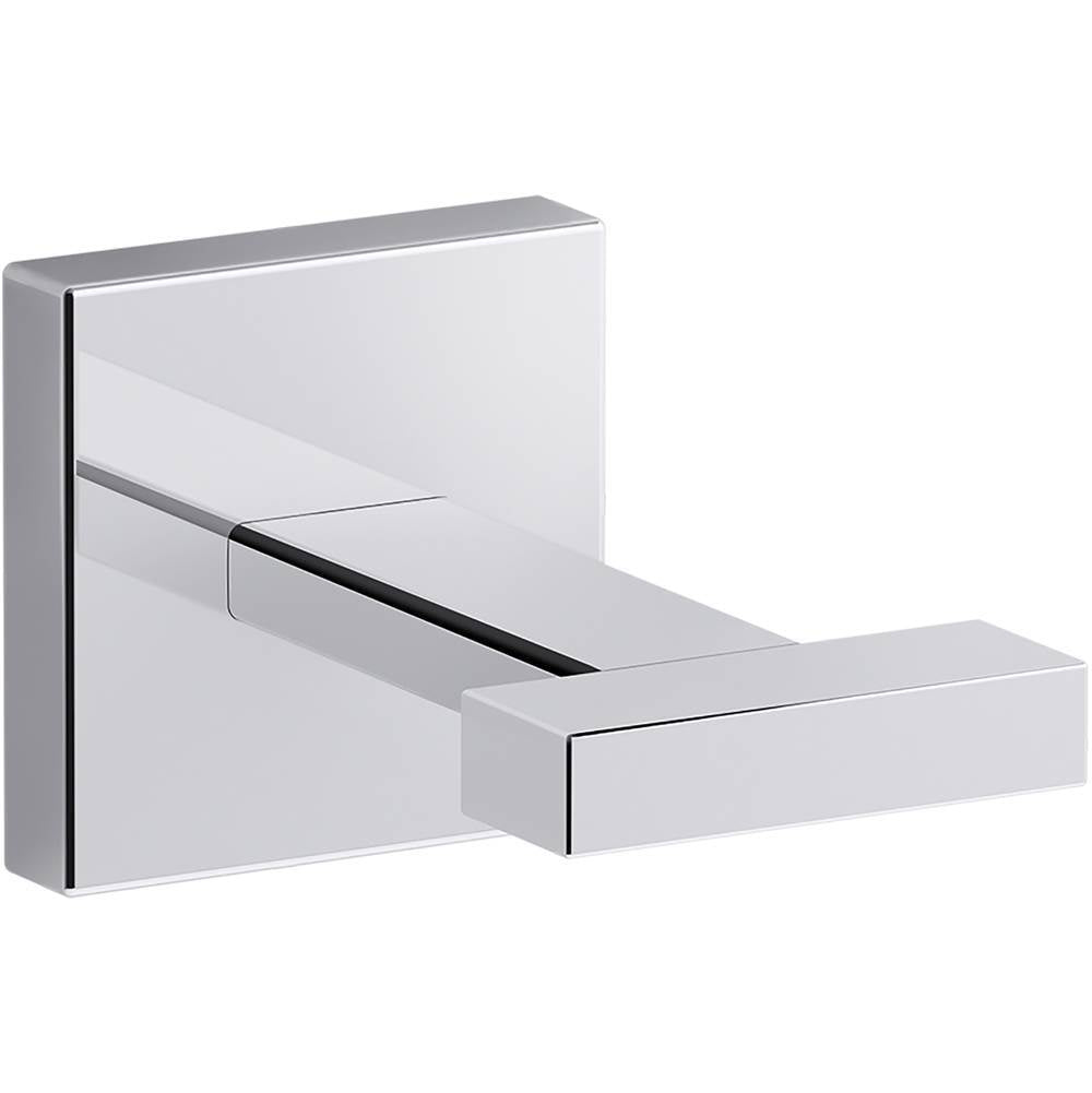 Kohler - Square Robe hook - Polished Chrome