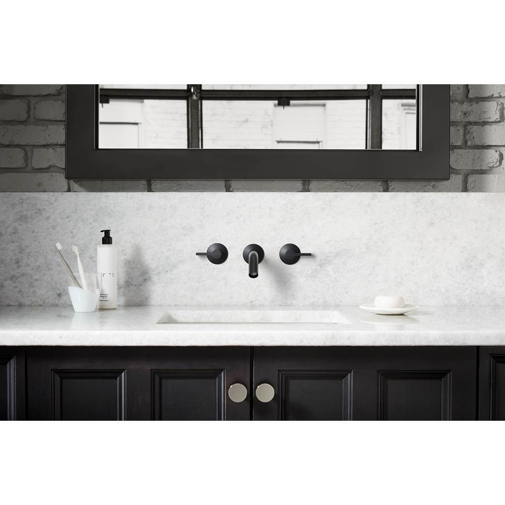 Components Wall-mount bathroom sink faucet spout with Tube design, 1.2 gpm